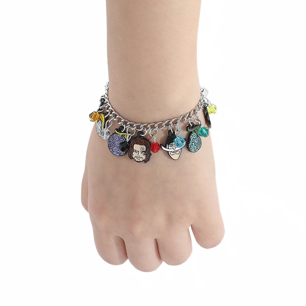 Pirate Symbol Charm Bracelet